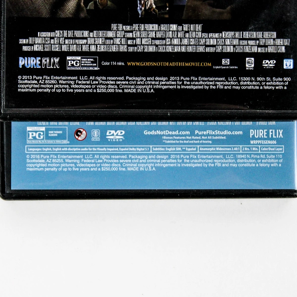 God's Not Dead 1 & 2 DVD Movie Set 2016 Faith Drama Inspirational