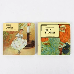 Lot of 2 Vintage Chatham River Press Mini Board Books 1984 1986