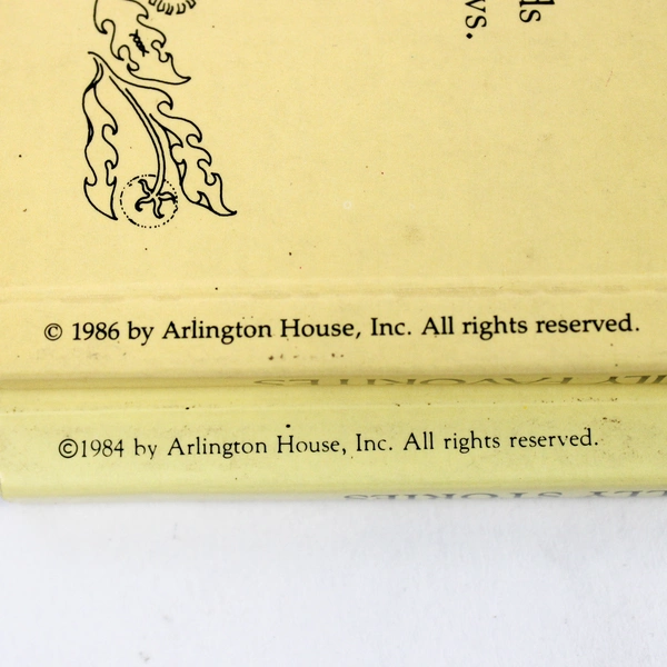 Lot of 2 Vintage Chatham River Press Mini Board Books 1984 1986