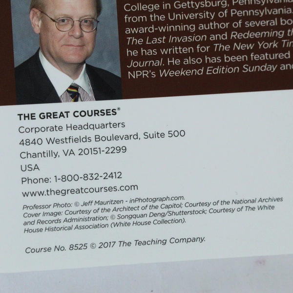 America's Founding Fathers by Allen C. Guelzo, 2017 Teaching Company Paperback