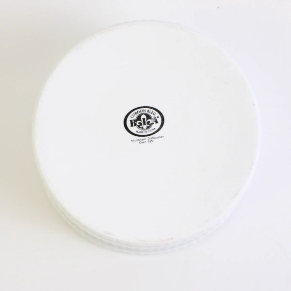 BIA Cordon Bleu White Ceramic Ramekin 6 3/4" Bakeware Ovenware Dish
