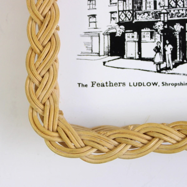 The Feathers Hotel Ludlow Shropshire Decorative Collectible Tray 7"x7"