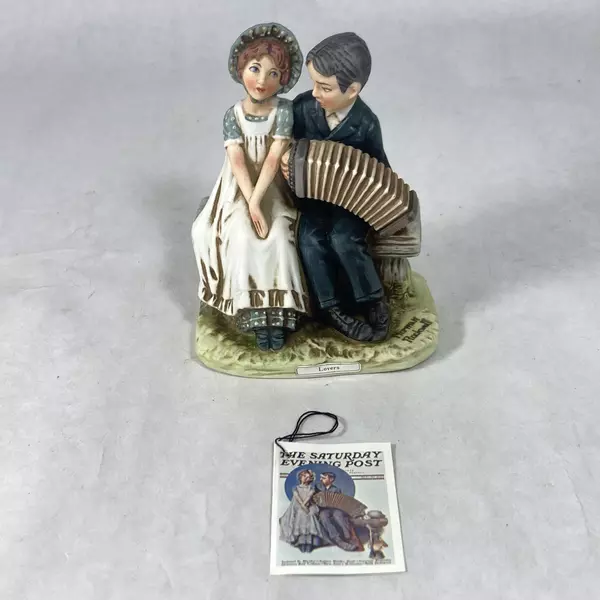 1973 Norman Rockwell The Saturday Evening Post Cover Collection Lovers NR7