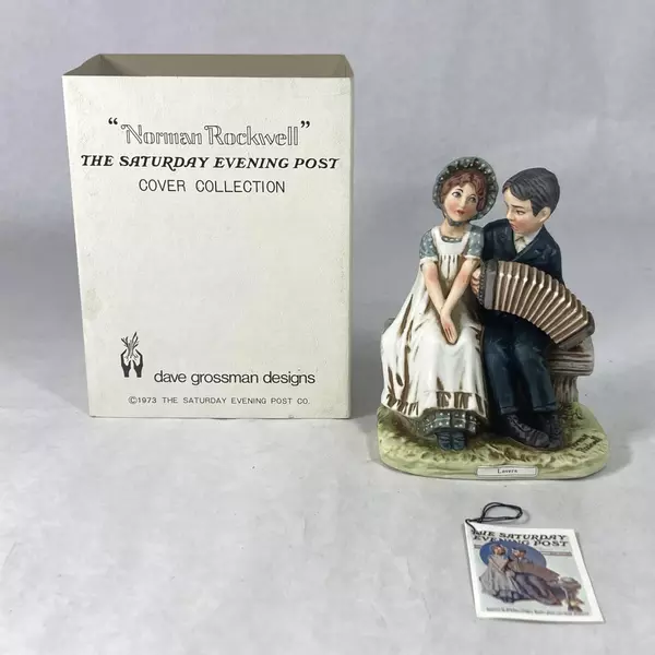 1973 Norman Rockwell The Saturday Evening Post Cover Collection Lovers NR7