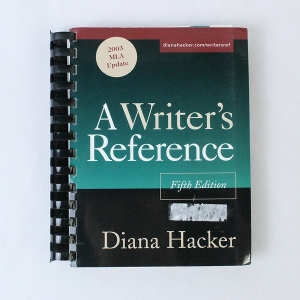 A Writer's Reference 2003 MLA Update by Diana Hacker, 5th Edition PB