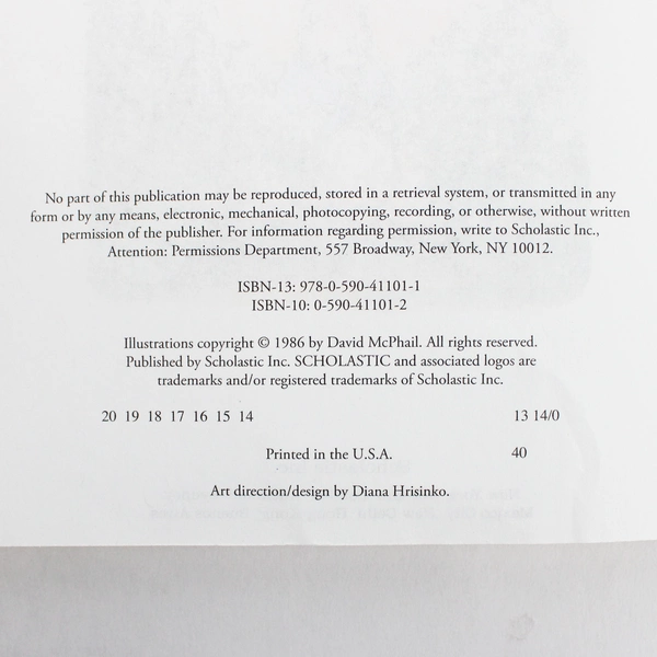 Vintage Scholastic Inc Book The Tale of Peter Rabbit by Beatrix Potter 1986