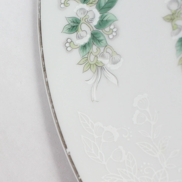 Lefton China 25th Anniversary Hand Painted Collector Plate 10 1/4"