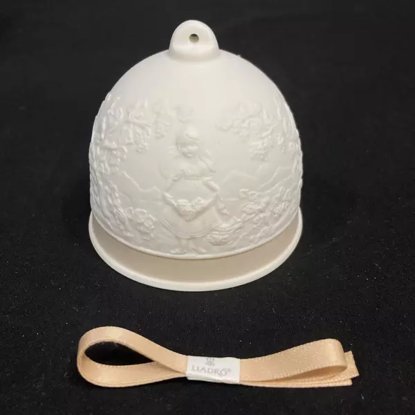 1993 Lladro Collectors Society Fall Porcelain Bell 17615 Retired Original Box