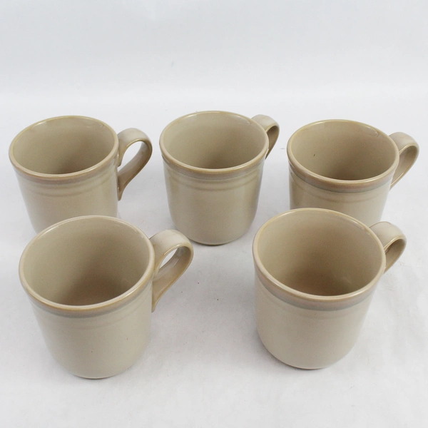 Lot of 5 Noritake Sunset Mesa Stoneware Ceramic 3.75" Tall Mugs 8663 Japan