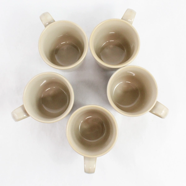 Lot of 5 Noritake Sunset Mesa Stoneware Ceramic 3.75" Tall Mugs 8663 Japan