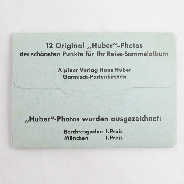 Set of 12 Vintage Hans Huber Zugspitze Peak Photographs Huber-Serie 53