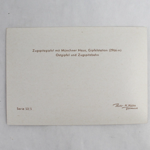 Set of 12 Vintage Hans Huber Zugspitze Peak Photographs Huber-Serie 53