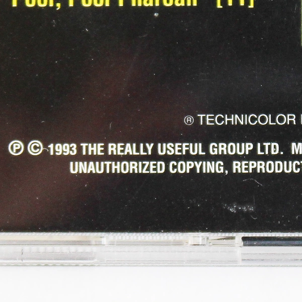 Joseph and the Amazing Technicolor Dreamcoat Andrew Lloyd Webber 1993 CD