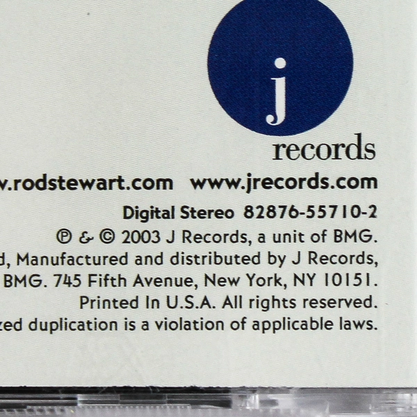 Rod Stewart As Time Goes By The Great American Songbook Vol. II 2003 CD