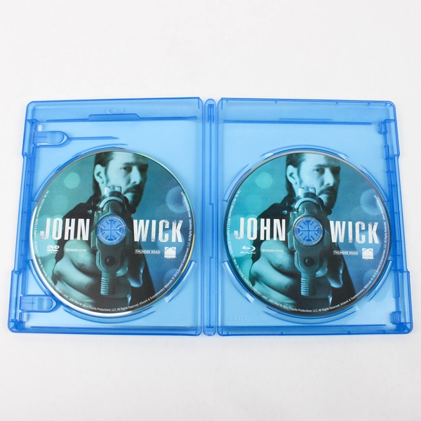 John Wick Blu-Ray DVD Movie Starring Keanu Reeves Action Thriller Film