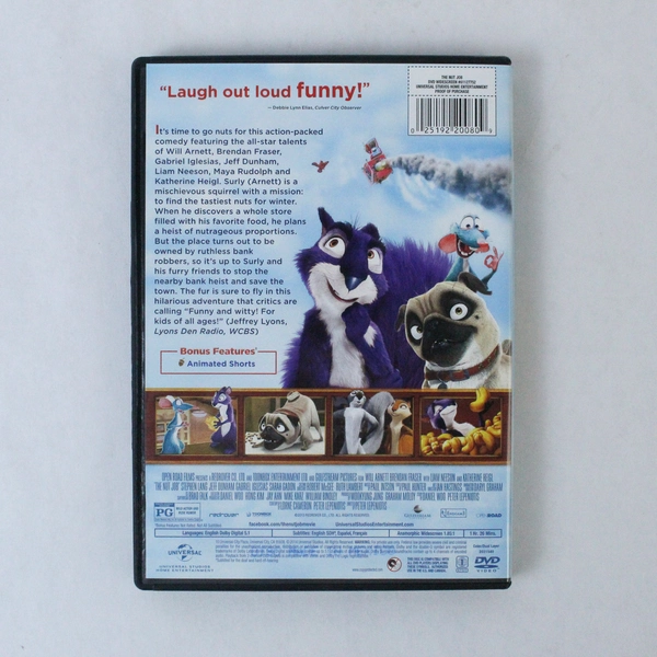The Nut Job DVD 2014 Universal Brendan Fraser Liam Neeson Katherine Heigl Good