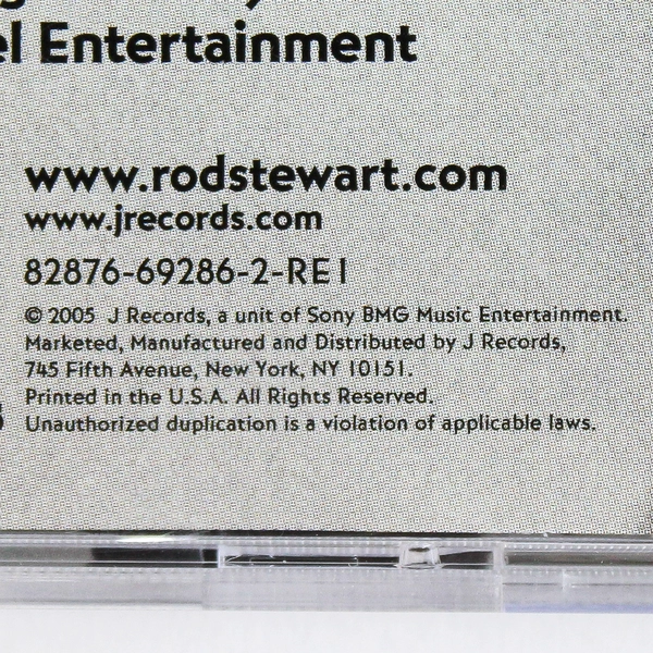 Thanks for the Memory The Great American Songbook Vol. IV Rod Stewart CD 2005