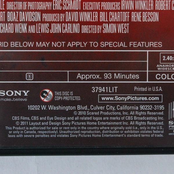 The Mechanic DVD 2011 Jason Statham Action Movie - Good Condition