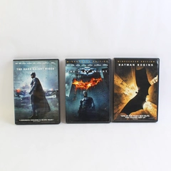 Lot Of 3 DVDs Batman: The Dark Knight Batman Begins The Dark Knight Rises 
