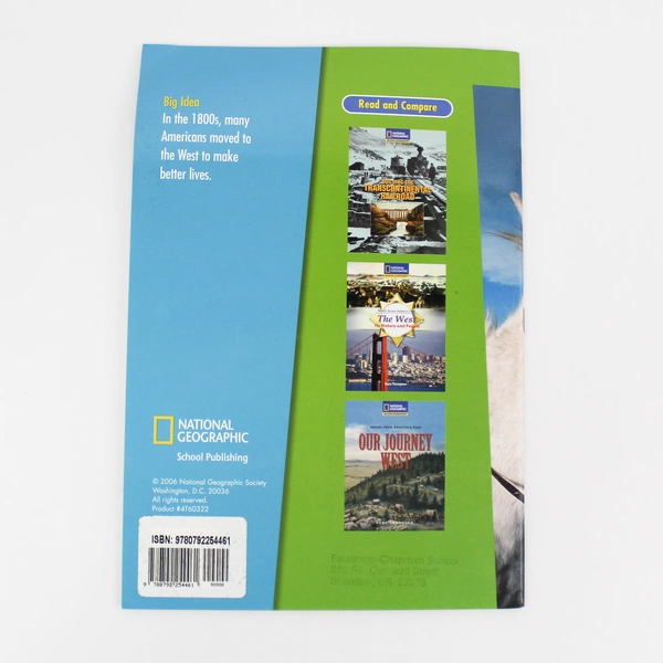 Lot of 6 National Geographic "Go West!" Paperback Books by Reyna Eisenstark