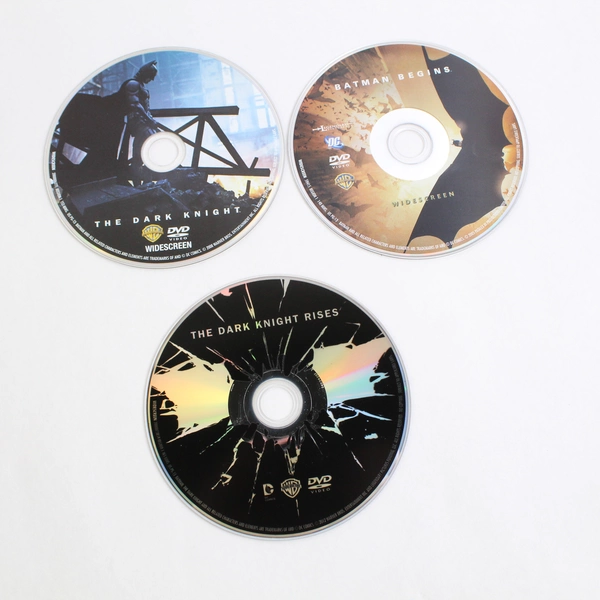Lot Of 3 DVDs Batman: The Dark Knight Batman Begins The Dark Knight Rises 