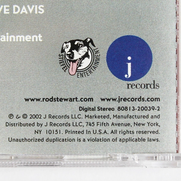 It Had to Be You The Great American Songbook Rod Stewart 2002 CD