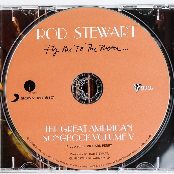 Fly Me To The Moon The Great American Songbook Vol. V Rod Stewart 2010 CD
