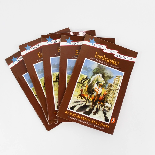 Lot of 5 Pre-Owned Paperback Books: Earthquake, Once Upon America Series