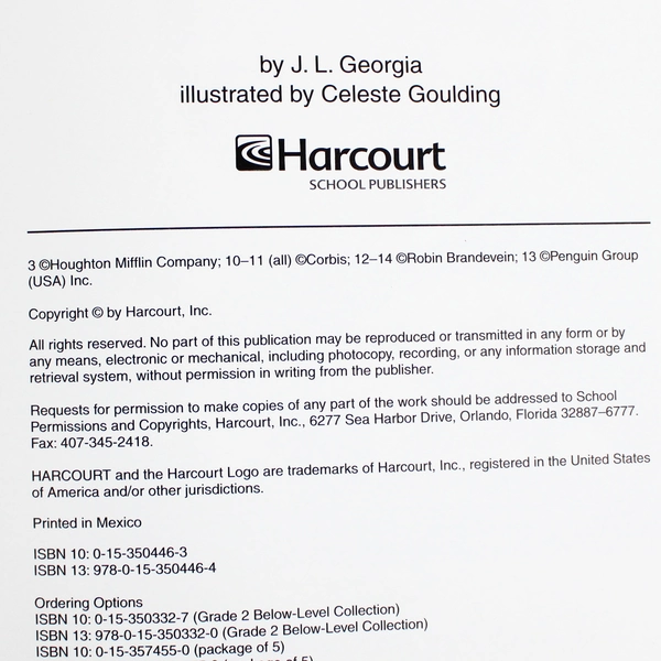 A Writer Named Jean by J L Georgia Grade 2 Lesson 27 Paperback True Story