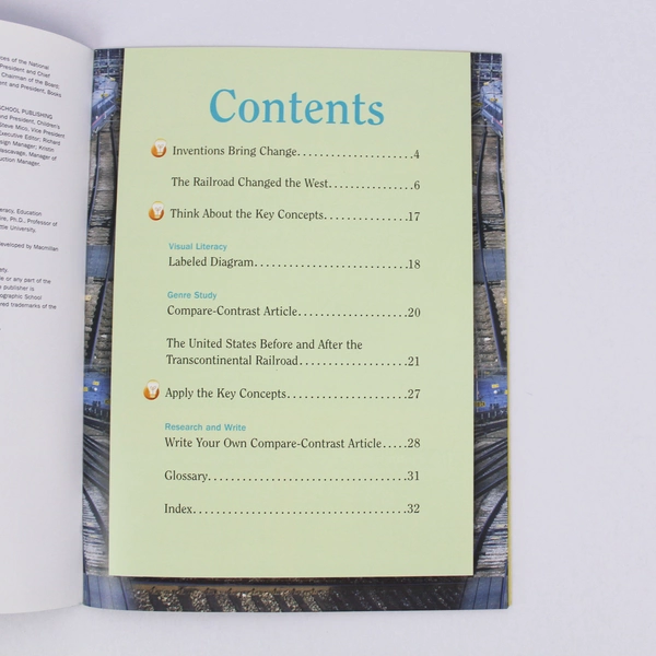 Lot of 7 National Geographic Paperback Books on The Railroad - Good Condition