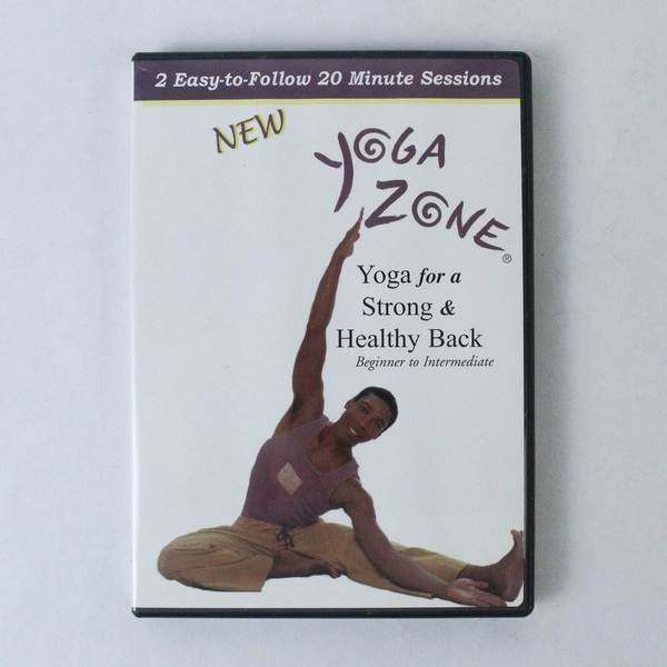 Yoga Zone Strong & Healthy Back DVD 2001 Koch Vision - Pre-Owned, Good Condition