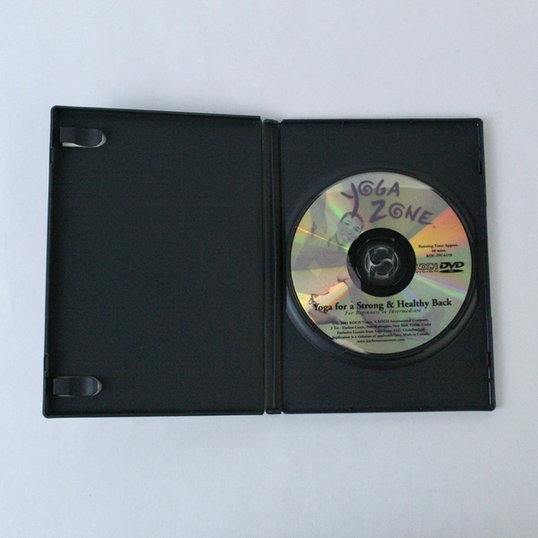 Yoga Zone Strong & Healthy Back DVD 2001 Koch Vision - Pre-Owned, Good Condition