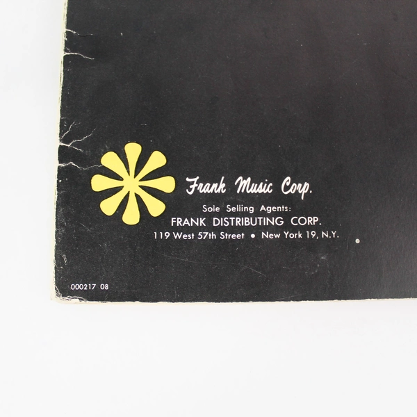 Vintage 1961 "32 of Broadway's Best" Music Book for Lowrey Organs