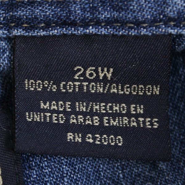 Route 66 Women's Denim Shirt Jacket Size 26W with Breast Pockets