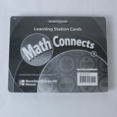 McGraw Hill Math Connects Grade 3 Learning Station Cards English & Spanish Set