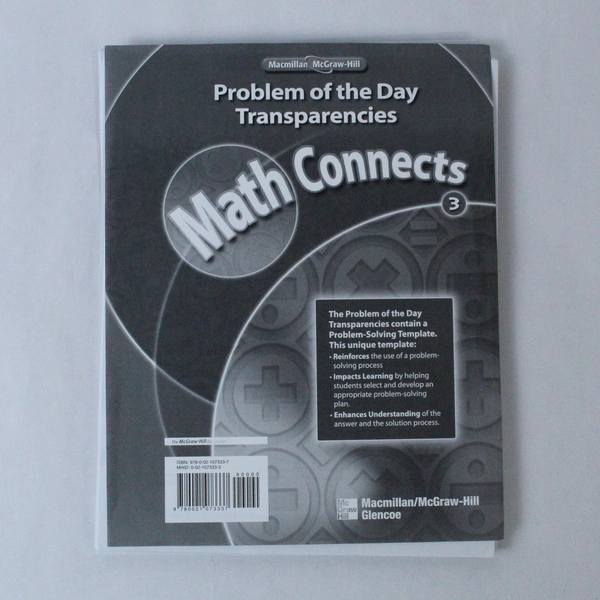 McGraw-Hill Math Connects 3 Problem of the Day Transparencies - Pre-Owned