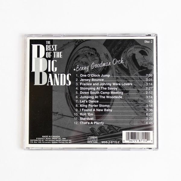 The Best of the Big Bands CD Benny Goodman Orchestra Disc 2 1994