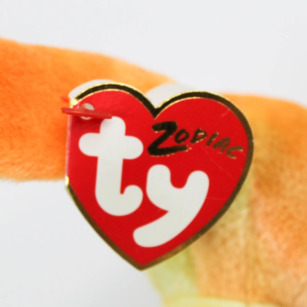 Ty Beanie Baby Zodiac Rabbit 6.5" Plush with Tags - Great Condition!