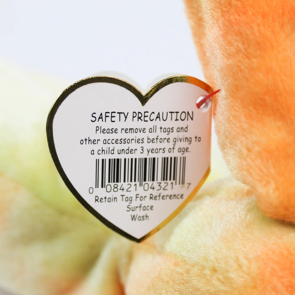 Ty Beanie Baby Zodiac Rabbit 6.5" Plush with Tags - Great Condition!