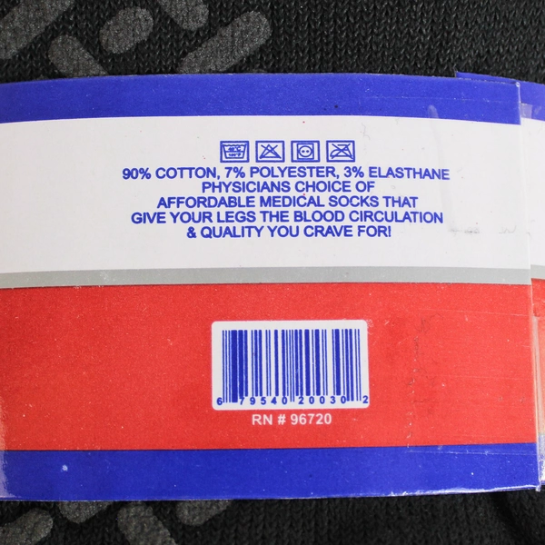 Debra Weitzner Diabetic Ankle Socks Medium XL 9-15 Black Loose Fit Sock Non-Slip