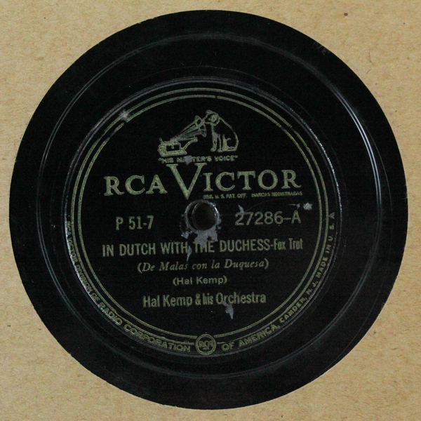 Hal Kemp Memorial Album P51 4x 78 RPM Vinyl Records - Pre-owned