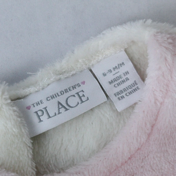 The Children's Place Fleece Polar Bear One Piece Sleeper Size 6-9 Months