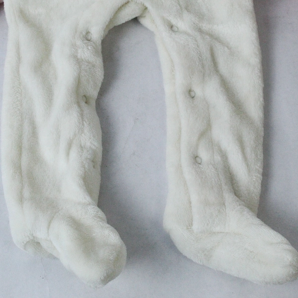 The Children's Place Fleece Polar Bear One Piece Sleeper Size 6-9 Months