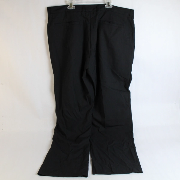 Ashworth Solid Black Dress Pants Men's 40W x 32L
