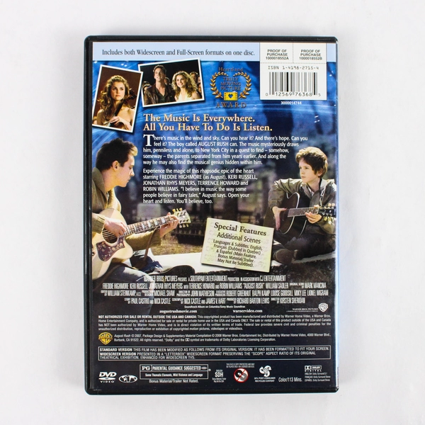 August Rush 2007 DVD Movie Drama Music Film