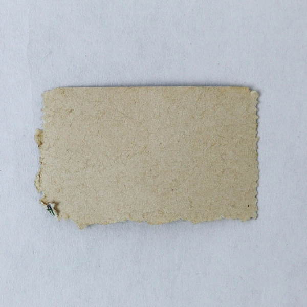 Lot of 2 Used King George V Green Half Penny Stamps on Paper