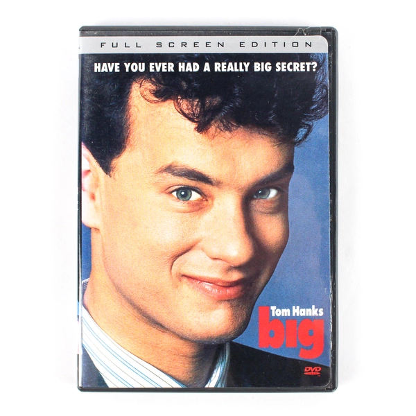 Big 1988 DVD Movie Starring Tom Hanks Classic Comedy Drama Film
