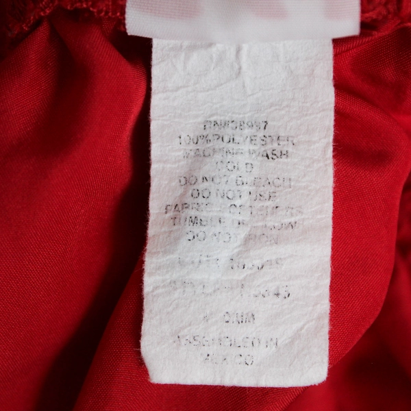 A4 Solid Red Athletic Shorts Adult Size M Drawstring Elastic Waist