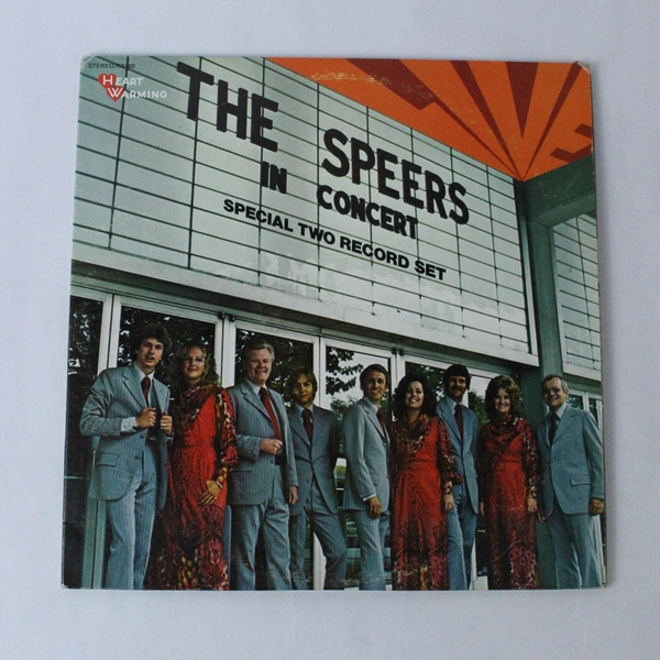 The Speers In Concert Vinyl LP 2 Record Set Heart Warming Records 1972