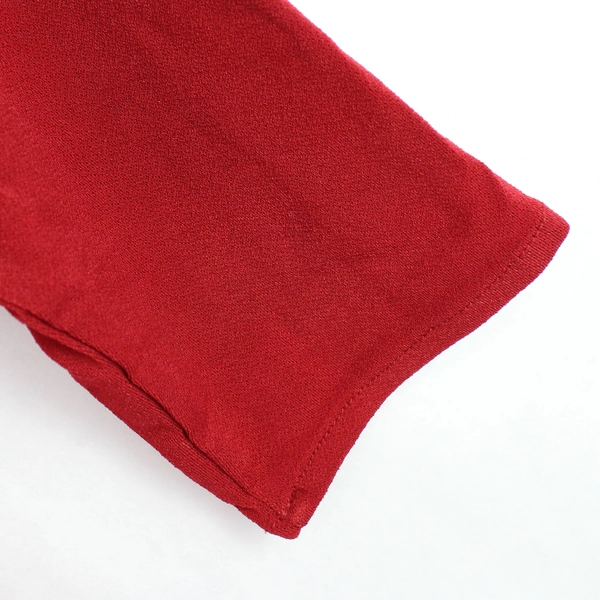 Daisy Fuentes Beaded Cordial Red Knee-Length Shift Dress Women's Size XL